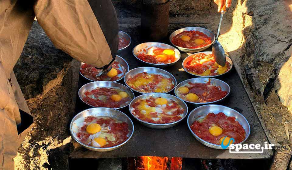 صبحانه محلی در اقامتگاه بوم گردی موغان یوردو - مرند - روستای گلجار